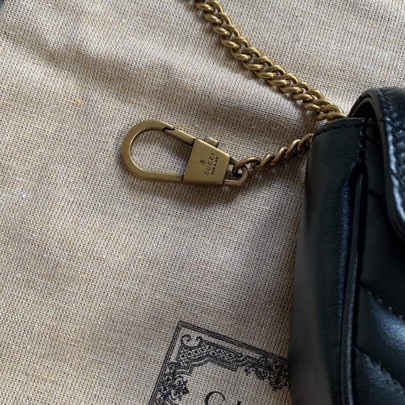Authentic Gucci Marmont Matelasse Mini Bag - Picture 11 of 11